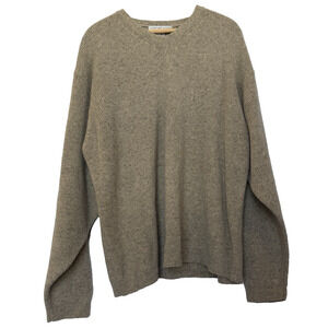 Vintage Geoffrey Beene Mens Wool Sweater Size XL 90s Forest Indie Granola Grunge